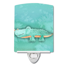 Load image into Gallery viewer, Alligator Watercolor Ceramic Night Light BB7385CNL