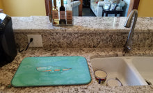 Load image into Gallery viewer, Alligator Watercolor Dish Drying Mat – Absorbent, Artistic Kitchen Essentials BB7385DDM