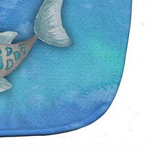 Load image into Gallery viewer, Blue Fish Watercolor Baby Bib BB7386BIB