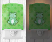 Load image into Gallery viewer, Polkadot Frog Watercolor Ceramic Night Light BB7388CNL