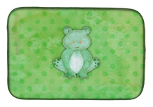 Load image into Gallery viewer, Polkadot Frog Watercolor Dish Drying Mat – Absorbent, Artistic Kitchen Essentials BB7388DDM