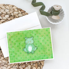 Load image into Gallery viewer, Polkadot Frog Watercolor Greeting Cards -  Blank Note Cards – 8-Pack of Artist-Designed Cards with Envelopes