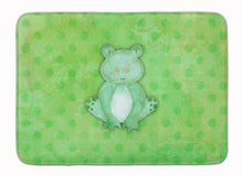 Load image into Gallery viewer, Polkadot Frog Watercolor Machine Washable Memory Foam Mat BB7388RUG