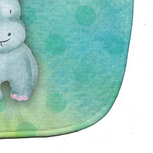 Load image into Gallery viewer, Polkadot Hippopotamus Watercolor Baby Bib BB7389BIB