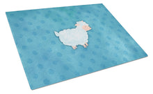 Load image into Gallery viewer, Polkadot Sheep Lamb Watercolor Glass Cutting Boards – Durable, Decorative Kitchen Art Large BB7390LCB