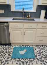 Load image into Gallery viewer, Polkadot Sheep Lamb Watercolor Machine Washable Memory Foam Mat BB7390RUG