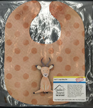 Load image into Gallery viewer, Polkadot Antelope Watercolor Baby Bib BB7391BIB