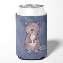 Load image into Gallery viewer, Beaver Watercolor Can or Bottle Hugger BB7392CC