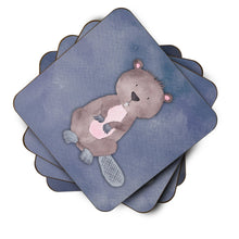 Load image into Gallery viewer, Beaver Watercolor Foam Coaster  BB7392FC
