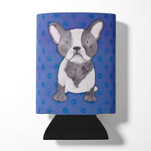 Load image into Gallery viewer, French Bulldog Polkadot Watercolor Can or Bottle Hugger BB7394CC