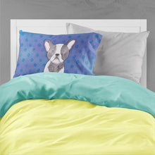 Load image into Gallery viewer, French Bulldog Polkadot Watercolor Fabric Standard Pillowcase – Artistic Decorative Front, White Back BB7394PILLOWCASE