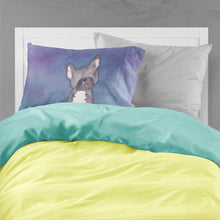 Load image into Gallery viewer, French Bulldog Watercolor Fabric Standard Pillowcase – Artistic Decorative Front, White Back BB7395PILLOWCASE