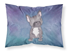 Load image into Gallery viewer, French Bulldog Watercolor Fabric Standard Pillowcase – Artistic Decorative Front, White Back BB7395PILLOWCASE