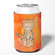 Load image into Gallery viewer, Leopard Watercolor Can or Bottle Hugger BB7396CC
