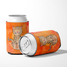 Load image into Gallery viewer, Leopard Watercolor Can or Bottle Hugger BB7396CC