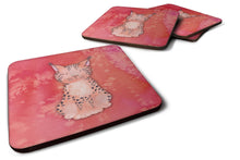Load image into Gallery viewer, Lynx Watercolor Foam Coaster  BB7397FC