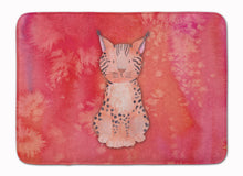 Load image into Gallery viewer, Lynx Watercolor Machine Washable Memory Foam Mat BB7397RUG