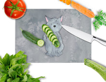 Load image into Gallery viewer, Wolf Watercolor Glass Cutting Boards – Durable, Decorative Kitchen Art Large BB7398LCB