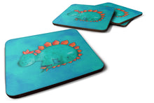 Load image into Gallery viewer, Stegosaurus Watercolor Foam Coaster  BB7399FC
