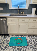 Load image into Gallery viewer, Stegosaurus Watercolor Machine Washable Memory Foam Mat BB7399RUG