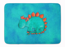Load image into Gallery viewer, Stegosaurus Watercolor Machine Washable Memory Foam Mat BB7399RUG