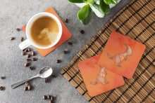 Load image into Gallery viewer, Parasaurolophus Watercolor Foam Coaster  BB7400FC