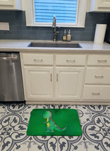 Load image into Gallery viewer, Tyrannosaurus Rex Watercolor Machine Washable Memory Foam Mat BB7401RUG