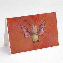 Load image into Gallery viewer, Pterodactyl Watercolor Greeting Cards -  Blank Note Cards – 8-Pack of Artist-Designed Cards with Envelopes