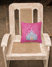 Load image into Gallery viewer, Princess Castle Watercolor Fabric Decorative Pillow BB7405PW1818