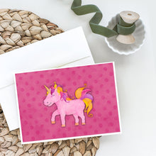 Load image into Gallery viewer, Unicorn Watercolor Greeting Cards -  Blank Note Cards – 8-Pack of Artist-Designed Cards with Envelopes