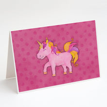 Load image into Gallery viewer, Unicorn Watercolor Greeting Cards -  Blank Note Cards – 8-Pack of Artist-Designed Cards with Envelopes