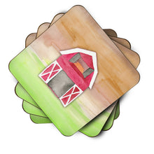 Load image into Gallery viewer, Barn Watercolor Foam Coaster  BB7409FC