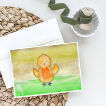 Load image into Gallery viewer, Chicken Watercolor Greeting Cards -  Blank Note Cards – 8-Pack of Artist-Designed Cards with Envelopes