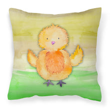 Load image into Gallery viewer, Chicken Watercolor Fabric Decorative Pillow BB7411PW1818