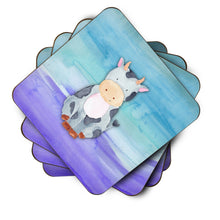 Load image into Gallery viewer, Cow Watercolor Foam Coaster  BB7412FC