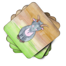 Load image into Gallery viewer, Goat Watercolor Foam Coaster  BB7413FC