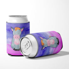 Load image into Gallery viewer, Donkey Watercolor Can or Bottle Hugger BB7415CC