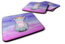 Load image into Gallery viewer, Donkey Watercolor Foam Coaster  BB7415FC