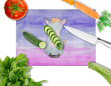 Load image into Gallery viewer, Donkey Watercolor Glass Cutting Boards – Durable, Decorative Kitchen Art Large BB7415LCB
