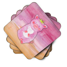 Load image into Gallery viewer, Pig Watercolor Foam Coaster  BB7416FC