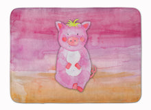 Load image into Gallery viewer, Pig Watercolor Machine Washable Memory Foam Mat BB7416RUG