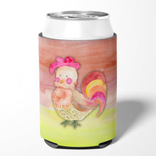 Load image into Gallery viewer, Rooster Watercolor Can or Bottle Hugger BB7417CC