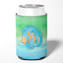 Load image into Gallery viewer, Blue Fish Watercolor Can or Bottle Hugger BB7419CC