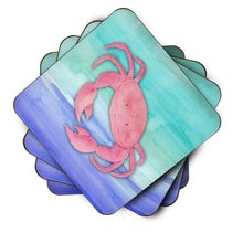 Load image into Gallery viewer, Crab Watercolor Foam Coaster  BB7420FC