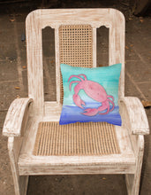 Load image into Gallery viewer, Crab Watercolor Fabric Decorative Pillow BB7420PW1818