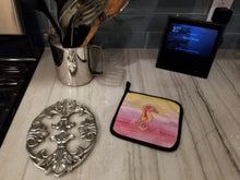 Load image into Gallery viewer, Seahorse Watercolor Pot Holders - Set of 2 - Heat-Resistant Kitchen Essentials BB7425PTHD