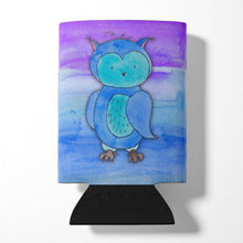 Load image into Gallery viewer, Blue Owl Watercolor Can or Bottle Hugger BB7426CC