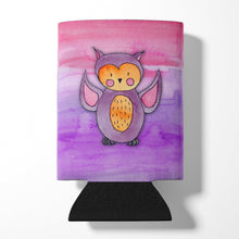 Load image into Gallery viewer, Pink and Purple Owl Watercolor Can or Bottle Hugger BB7428CC