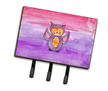 Load image into Gallery viewer, Pink and Purple Owl Watercolor Leash or Key Holder BB7428TH68