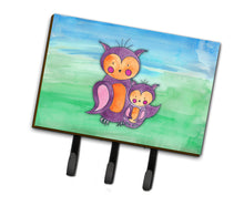 Load image into Gallery viewer, Momma and Baby Owl Watercolor Leash or Key Holder BB7430TH68